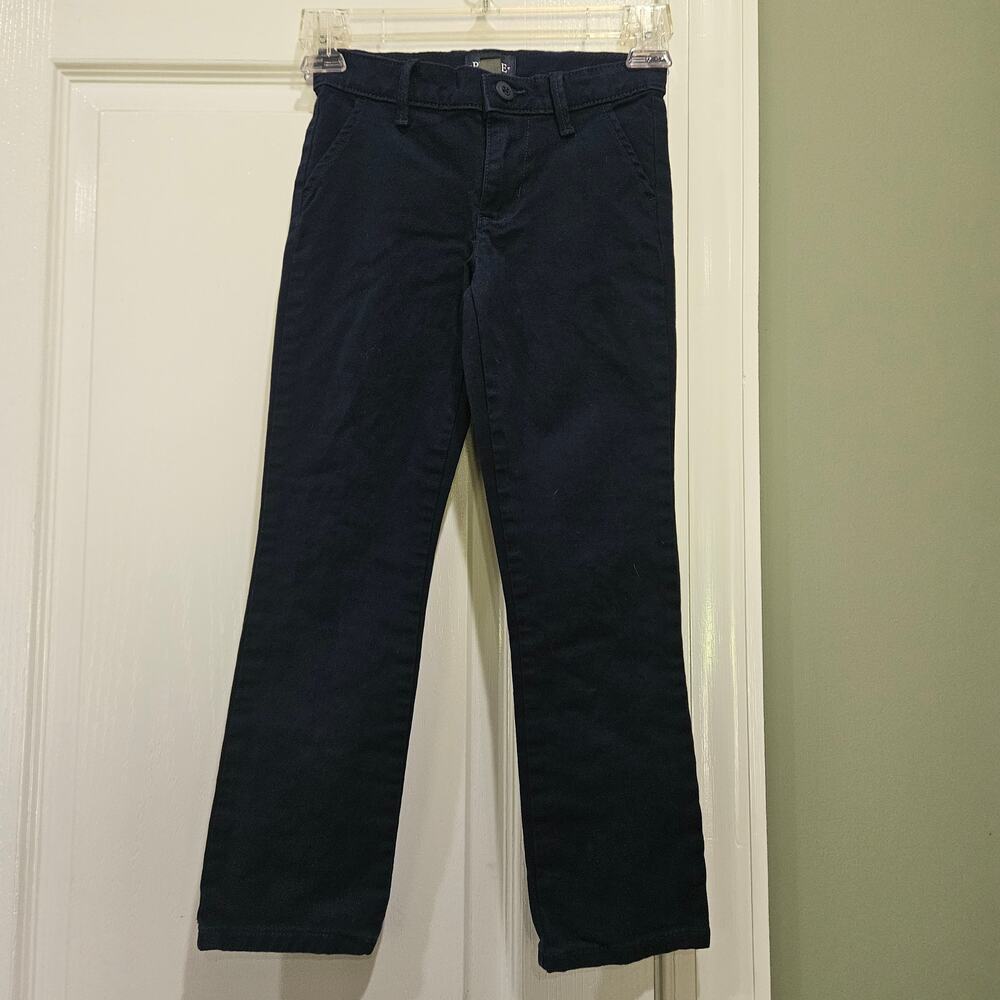 Children’s Place Girl's Size 6 School Uniform Navy Stretch Skinny Chino Pants